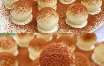 免烤箱‼️简单三步的可可牛奶球超Q弹