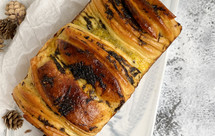 手撕橄榄菜吐司