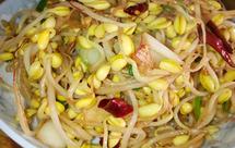 炒黄豆芽