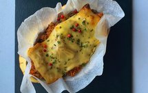 用蟹壳承载的美味——芝士焗蟹肉risotto/炒饭