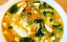 蟹肉秃黄油拌汤(鲜美至极,哈哈