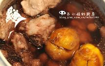 板栗花生黑豆炖排骨