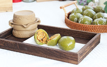 清明节必吃的踏青果，海苔肉松青团