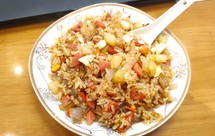 口感超好的咸鸭蛋炒饭