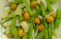 银杏果百合炒西芹