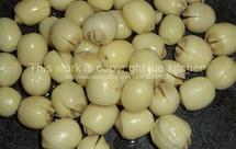 简单、快速泡发莲子