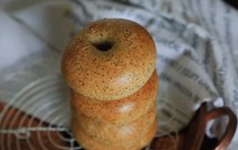 伯爵红茶果仁奶酪贝果