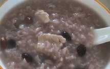 黑豆瘦肉粥