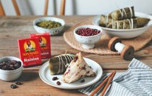 加州葡萄干豆豆粽