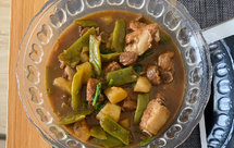 土豆芸豆炖排骨