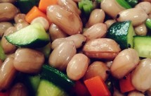 这样的花生米贼好吃,鸡精味精啥也不用放