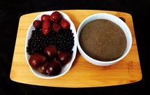 红枣板栗黑豆豆浆