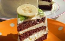 可可榛子奶油戚风蛋糕