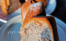 核桃黑芝麻黑豆戚风