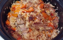 豪华版新疆羊肉手抓饭