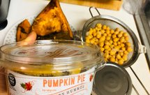 健康甜点：南瓜派鹰嘴豆泥-无添加糖（copycat Aldi‘s Pumpkin Pie Hummus-No added sugar）