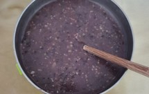黑豆黑米粥