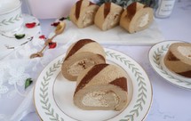 回味无穷♥咖啡榛子奶油蛋糕卷
