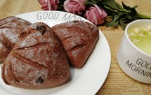 浓香可可榛子面包