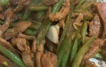 芸豆丝炒肉家常版