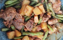 土豆芸豆烧排骨