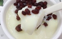 减肥也能吃的甜品1（无油高蛋白）蜜豆双皮奶