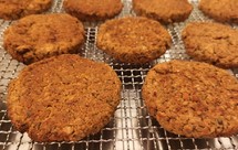 快手烤箱版鹰嘴豆饼（素汉堡的最佳拍档）