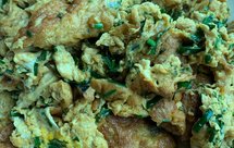 不用自己动手的小食堂韭菜打蛋