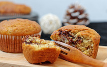 榛子酱香蕉马芬—香蕉过熟不要扔　马芬蛋糕做一做