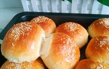 蜂蜜豆沙小餐包〔一次性发酵〕