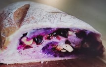 紫薯蔓越莓麻薯软欧