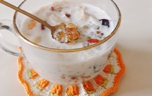 牛奶桃胶银耳羹（夏日减脂，神仙饮品）