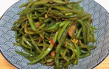 家庭版炒芸豆丝