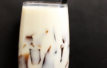 陈皮罗汉果菊花凉粉撞奶