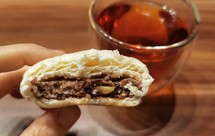 用自制红豆馅做点心②-红豆腰果饼（现成酥皮），消肿补血易上手