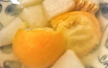 鲜罗汉果雪梨金桔饮