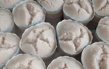 蜜桃乌龙茶芡实发糕