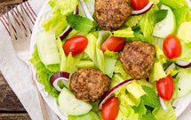 轻断食：戒糖篇之松仁羔羊肉丸子搭配摩洛哥沙拉