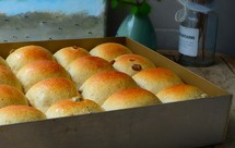 全麦葡萄干小面包