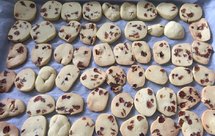 简单零失败的葡萄干黄油饼干