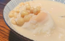 豆浆酒酿水波蛋（鸡头米）