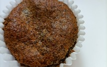 黑芝麻芡实宝宝小蛋糕（全蛋，低油，低糖）