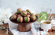 开心果可可意式马卡龙——海氏厨师机版