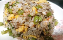 橄榄菜豆角肉沫炒饭