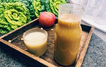 堂很恬爱粗粮—苹果燕麦麸皮鹰嘴豆豆浆&拿铁☕️