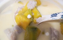 快手南瓜芋头芡实椰汁煲