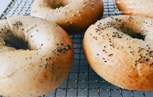 鹰嘴豆豆浆全麦贝果bagel