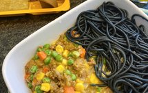 堂很恬的营养餐—咖喱鹰嘴豆浆意面（健康低脂）