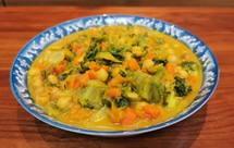 椰香咖喱南瓜鹰嘴豆炖时蔬（减脂）