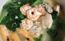 虾粥煮出蟹黄味